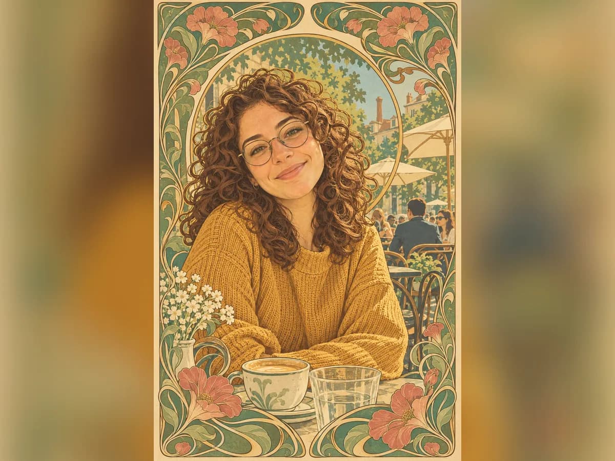 Art Nouveau Poster example