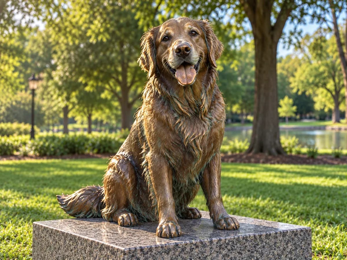 Bronze Statue example