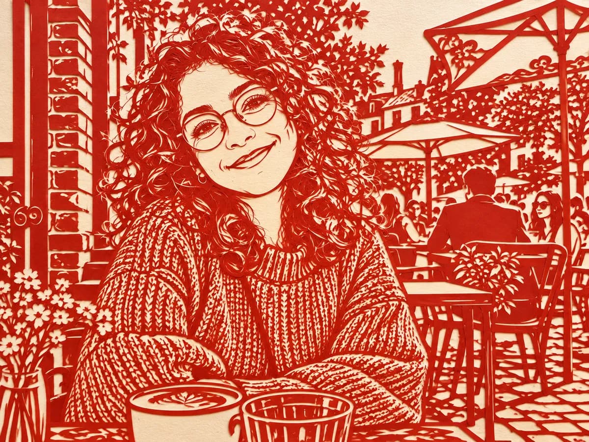 Red Paper Cutting example