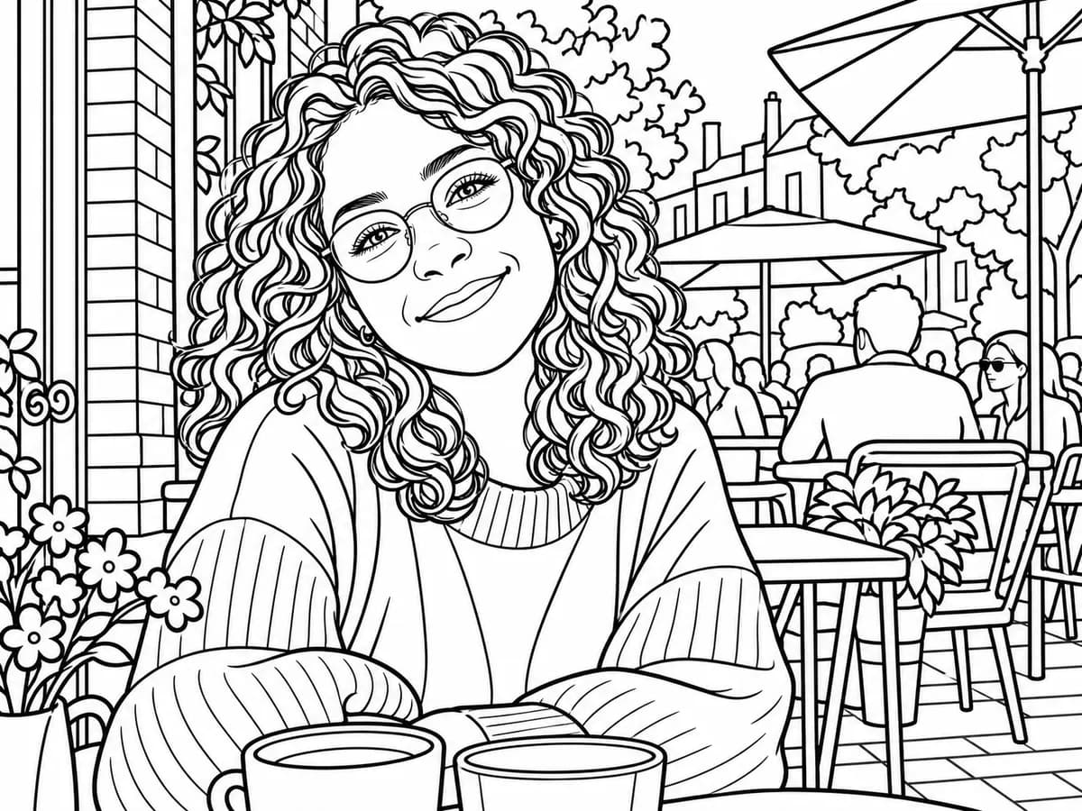 Coloring Book Page example