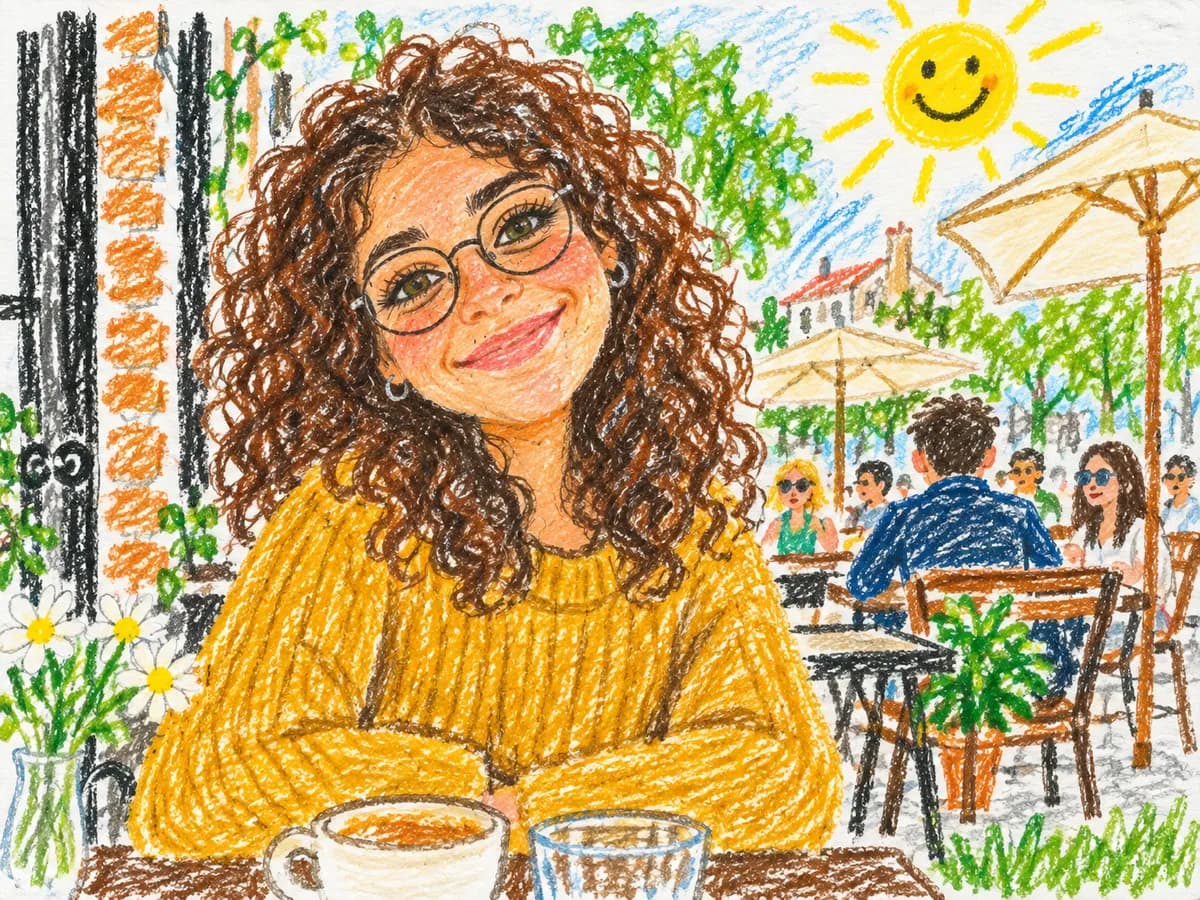 Kid's Crayon Drawing example