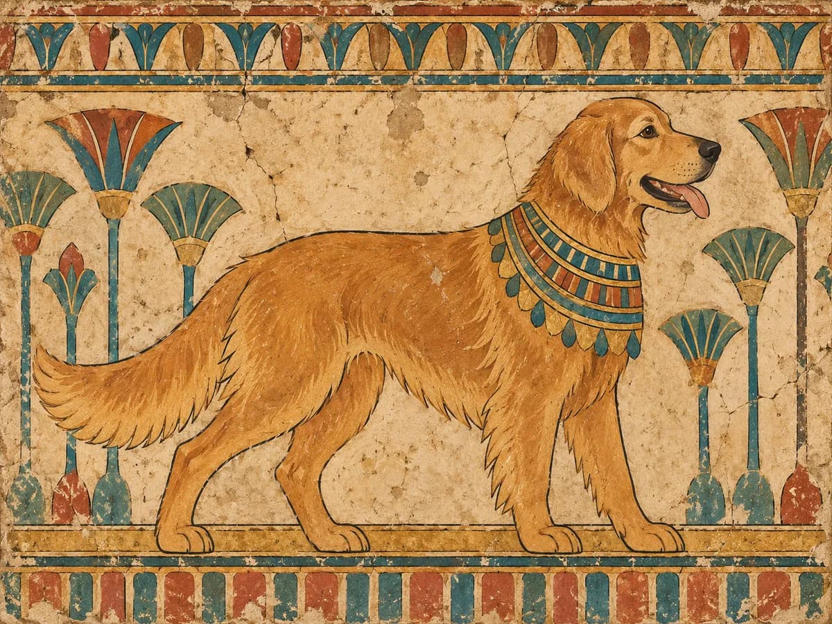 Ancient Egyptian Mural example