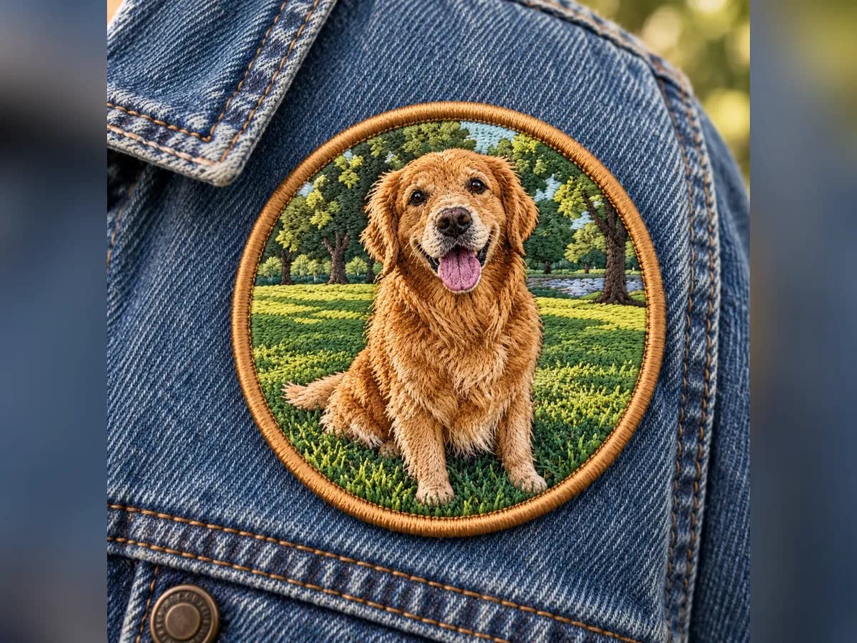 Embroidered Patch example
