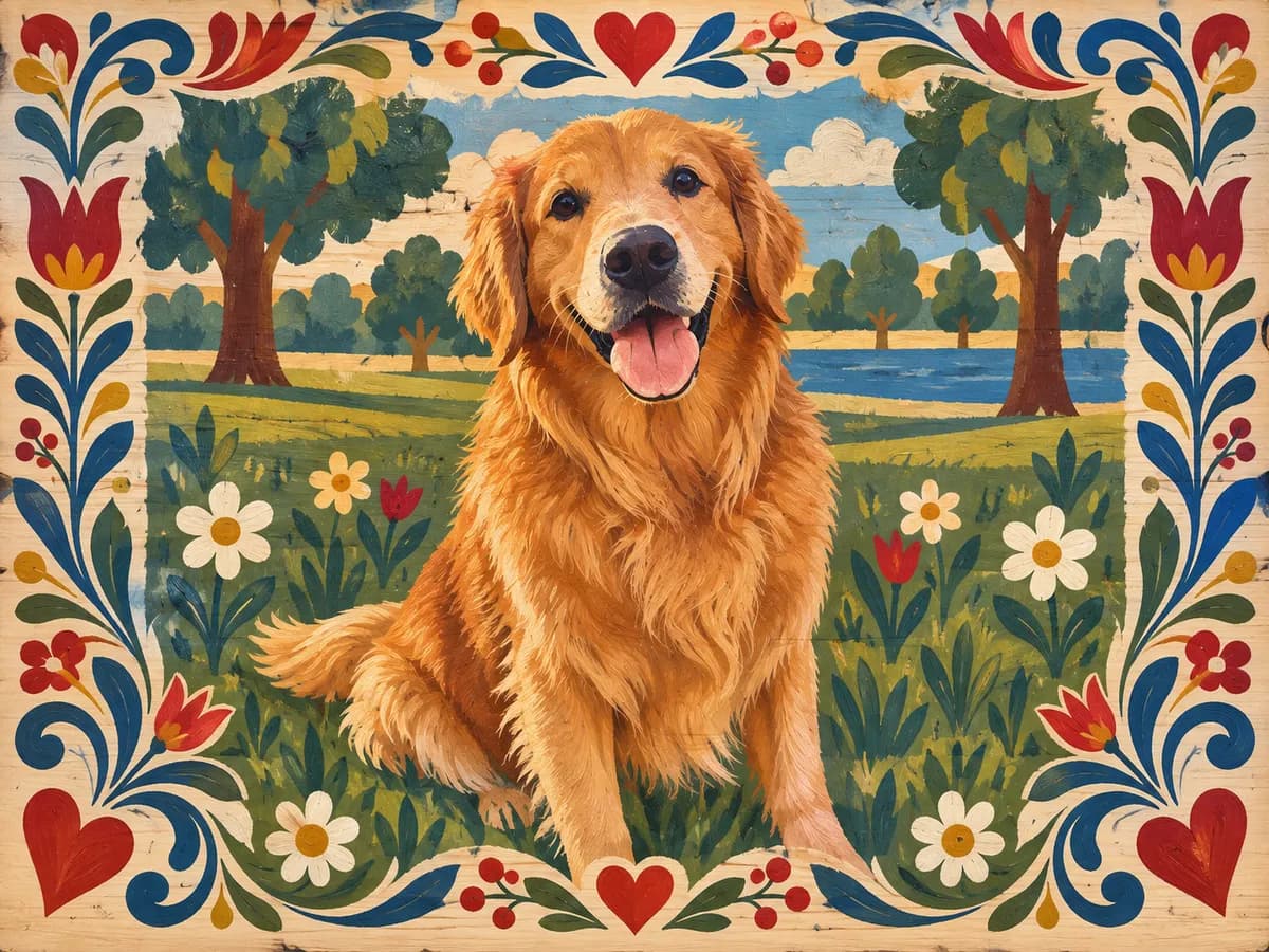 Nordic Folk Art example