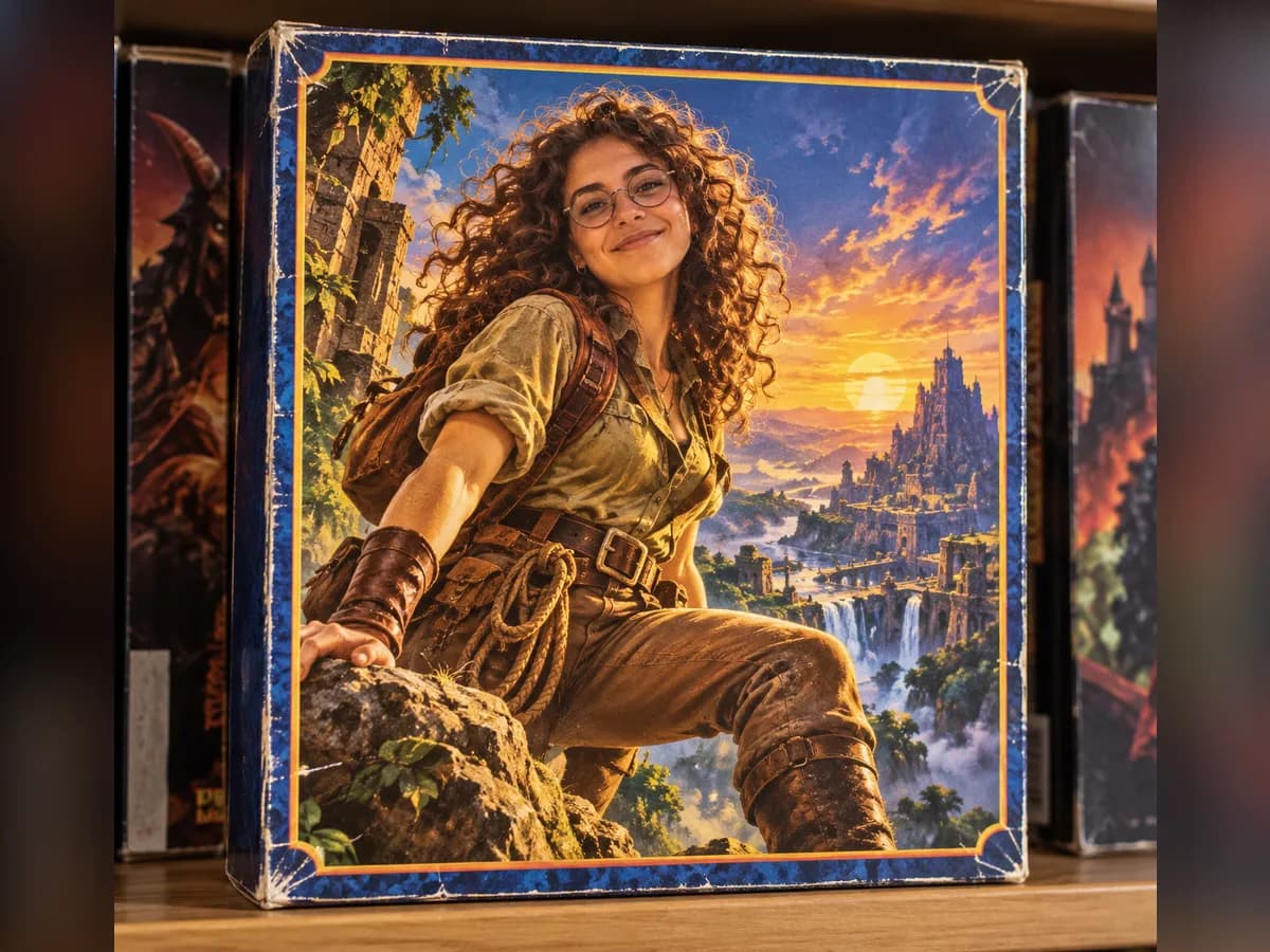Retro Game Box Art example