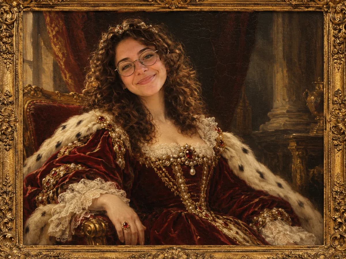 Royal Renaissance Portrait example