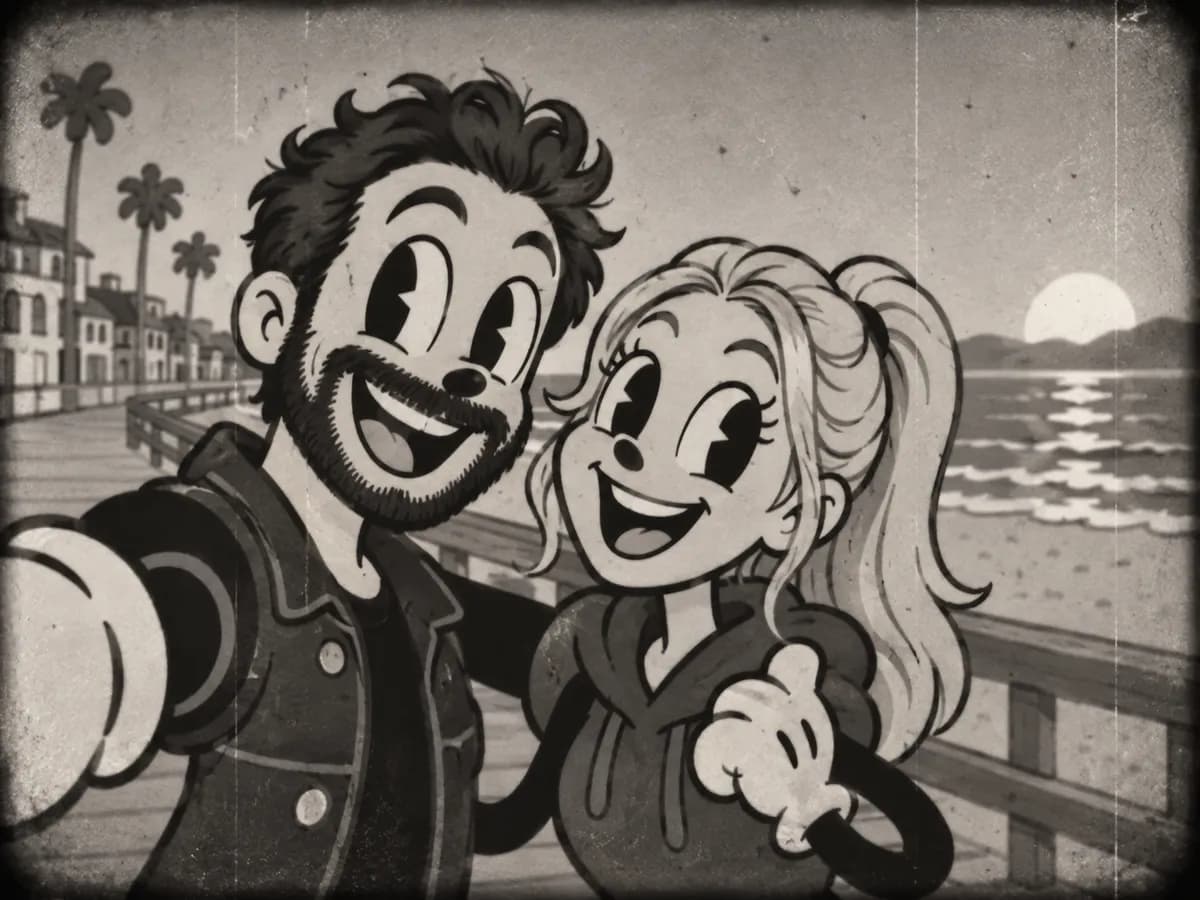 Vintage 1930s Cartoon example