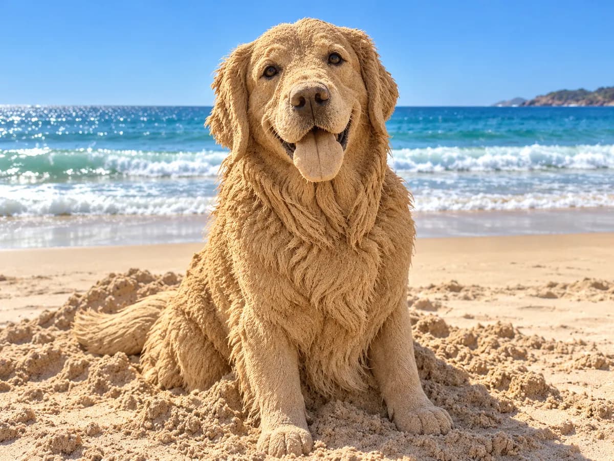 Sand Sculpture example
