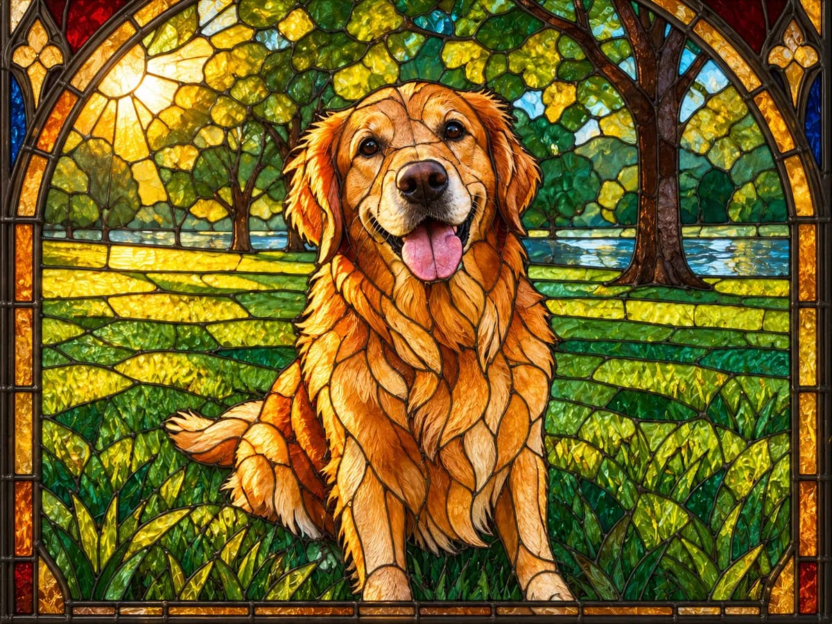 Stained Glass Window example