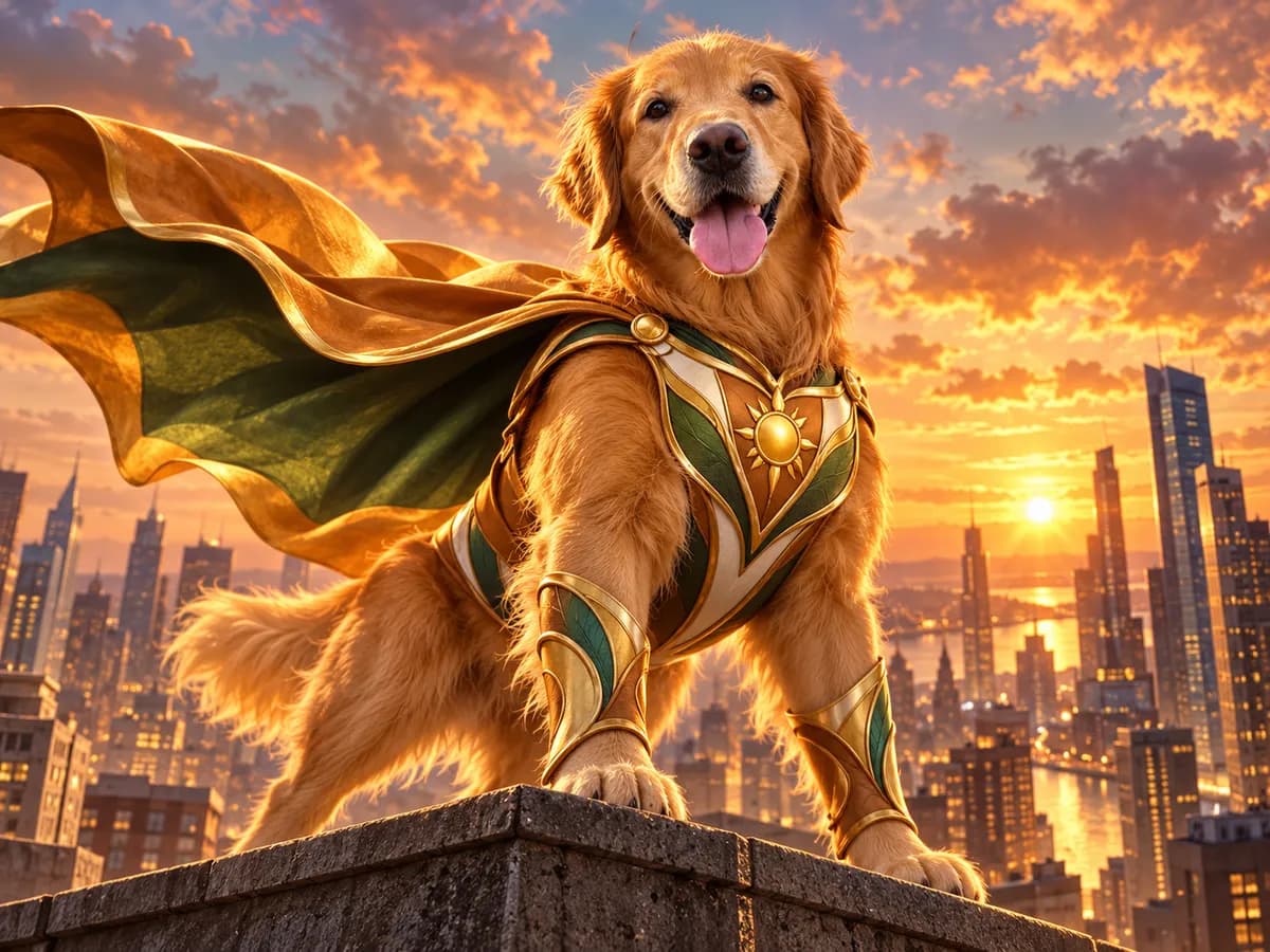 Superhero Version example