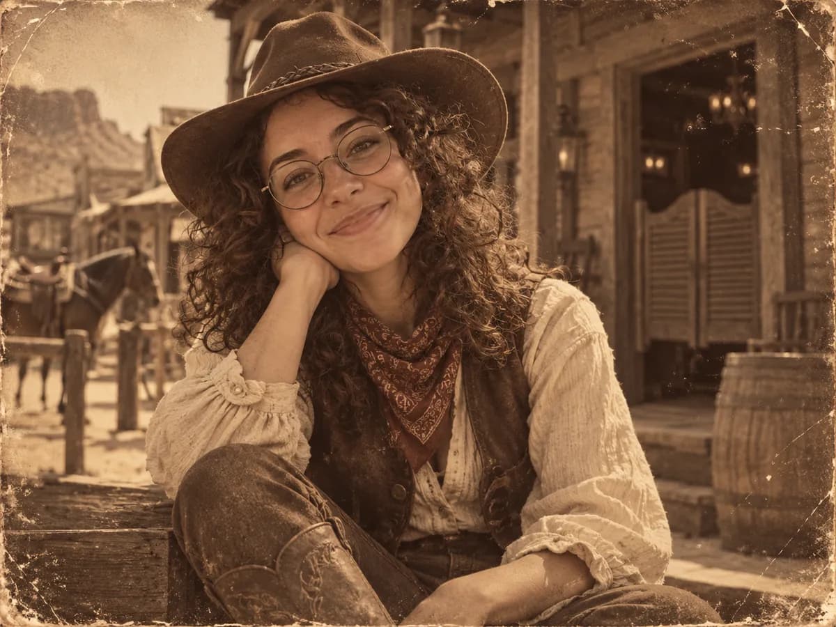 Wild West Portrait example