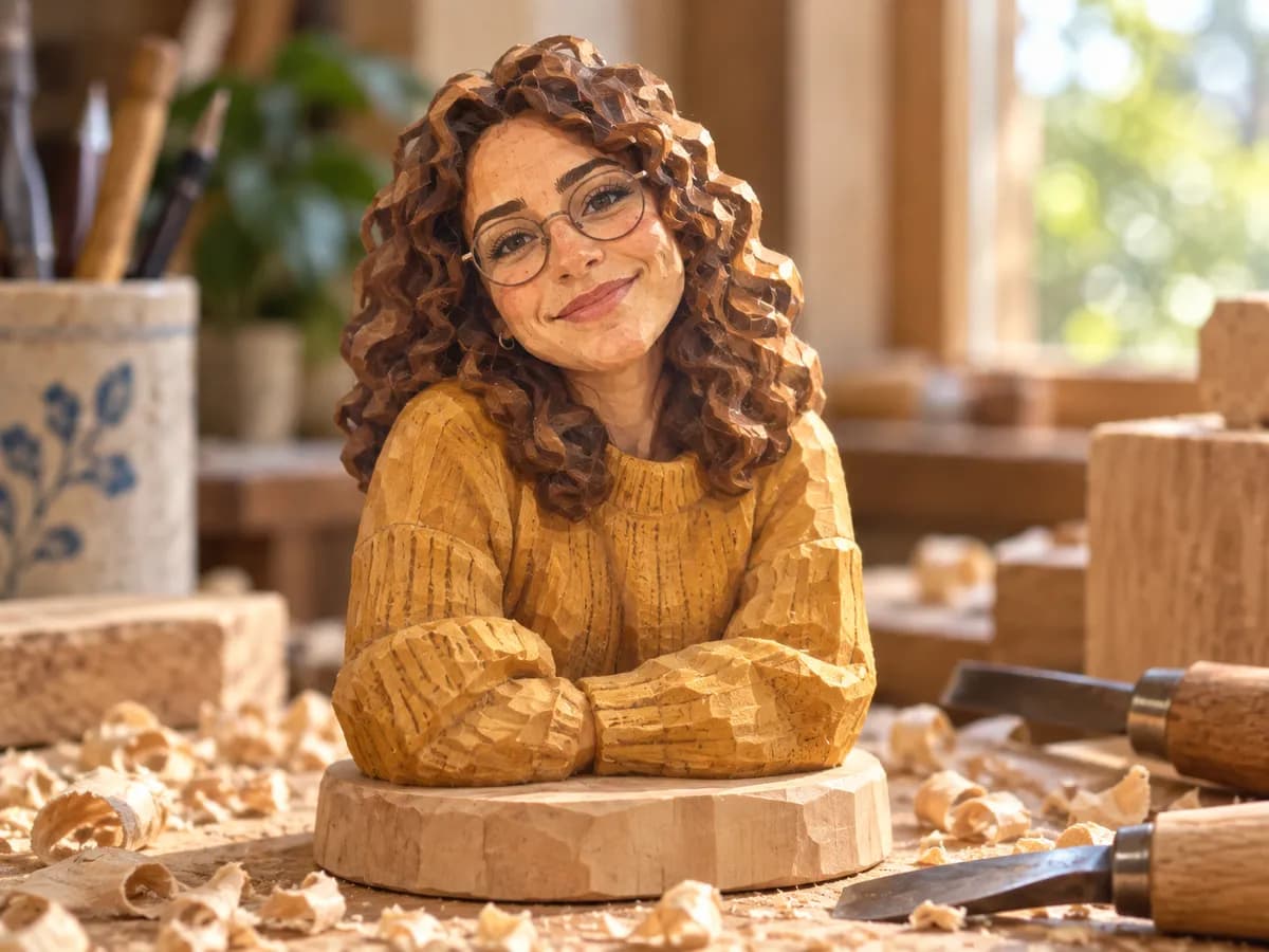 Wood Carving example